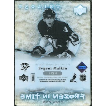 2007/08 Upper Deck Trilogy #104 Evgeni Malkin /799