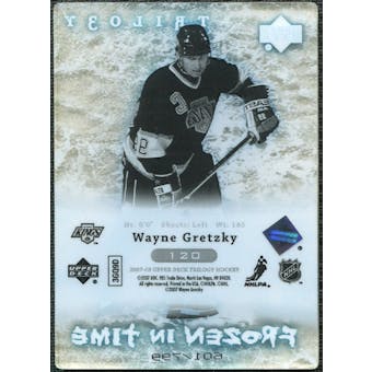2007/08 Upper Deck Trilogy #120 Wayne Gretzky /799 Frozen in Time FIT