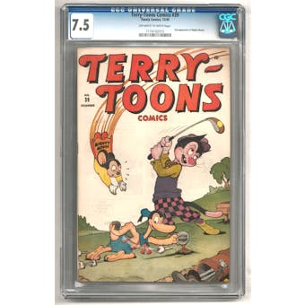 Terry Toons Comics #39 CGC 7.5 (OW-W) *1174192015*
