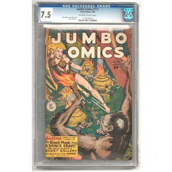 Jumbo Comics #112 CGC 7.5 (OW-W) *1174192018