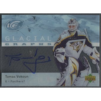2007/08 Upper Deck Ice Hockey Tomas Vokoun Auto