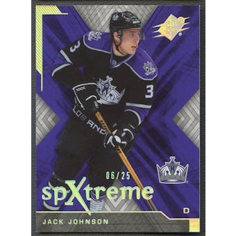 2007/08 Upper Deck SPX Hockey Jack Johnson Rookie SpXtreme #06/25