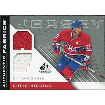 2007/08 Upper Deck SP Game Used Authentic Fabrics #AFCH Chris Higgins