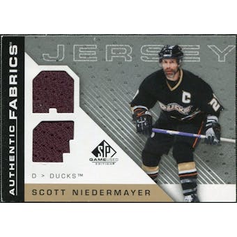 2007/08 Upper Deck SP Game Used Authentic Fabrics #AFSN Scott Niedermayer