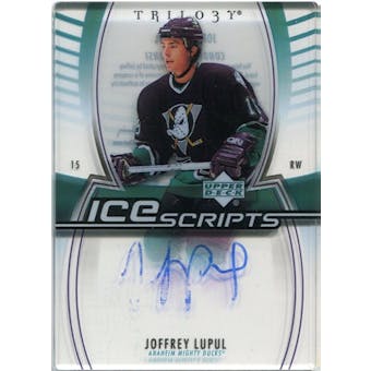 2006/07 Upper Deck Trilogy Ice Scripts #ISJL Joffrey Lupul Autograph