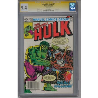 Incredible Hulk #271 CGC 9.4 (W) Stan Lee Signature Series *1177394021*