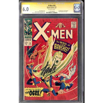 X-Men #28 Stan Lee Signature Series CGC 6.0 (OW) *1179726002*