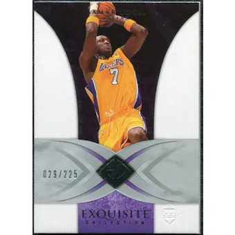 2006/07 Upper Deck Exquisite Collection #19 Lamar Odom /225