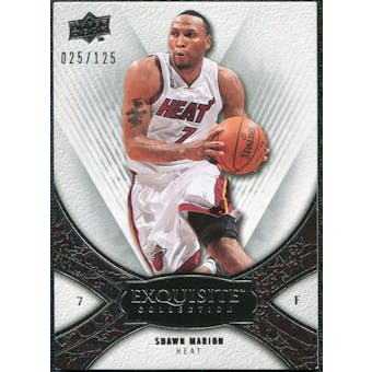 2008/09 Upper Deck Exquisite Collection #26 Shawn Marion /125