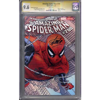 Amazing Spider-Man #700 Quesada Variant Stan Lee Signature Series CGC 9.6 (W) *1179911002*