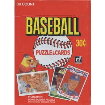 1984 Donruss Baseball Wax Box