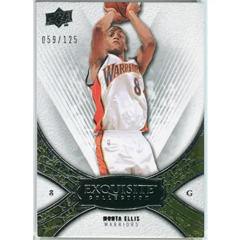 2008/09 Upper Deck Exquisite Collection #57 Monta Ellis /125