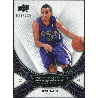 2008/09 Upper Deck Exquisite Collection #58 Kevin Martin /125