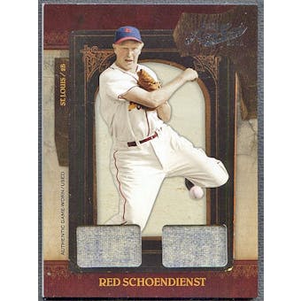 2008 Playoff Prime Cuts Baseball Red Schoendienst Jersey #13/29