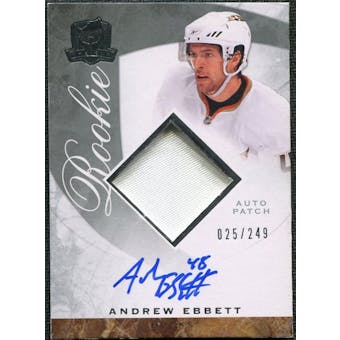 2008/09 Upper Deck The Cup #79 Andrew Ebbett Rookie Patch Auto /249