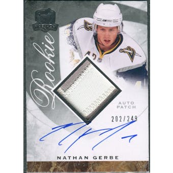 2008/09 Upper Deck The Cup #83 Nathan Gerbe Rookie Patch Auto 202/249
