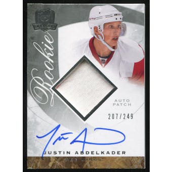 2008/09 Upper Deck The Cup #98 Justin Abdelkader Rookie Patch Auto 207/249