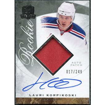 2008/09 Upper Deck The Cup #122 Lauri Korpikoski Rookie Patch Auto /249