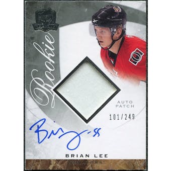 2008/09 Upper Deck The Cup #123 Brian Lee Rookie Patch Auto /249