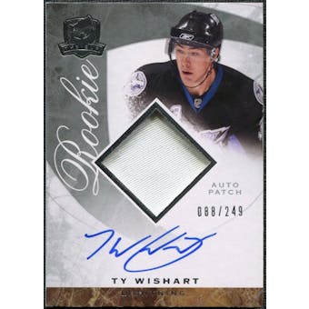 2008/09 Upper Deck The Cup #140 Ty Wishart Rookie Patch Auto /249