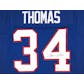 Thurman Thomas Autographed Buffalo Bills Blue Football Jersey