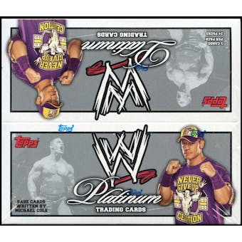 2010 Topps WWE Platinum Wrestling Retail 24-Pack Box