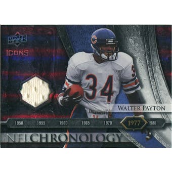 2008 Upper Deck Icons NFL Chronology Jersey Silver #CHR8 Walter Payton /150