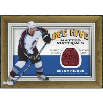 2006/07 Upper Deck Beehive Matted Materials #MMMH Milan Hejduk