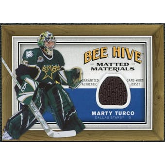 2006/07 Upper Deck Beehive Matted Materials #MMMT Marty Turco