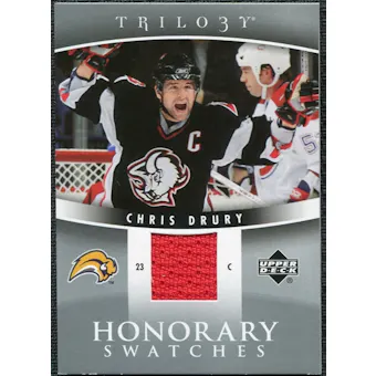 2006/07 Upper Deck Trilogy Honorary Swatches #HSCD Chris Drury
