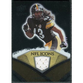 2008 Upper Deck Icons NFL Icons Jersey Gold #NFL47 Troy Polamalu /50