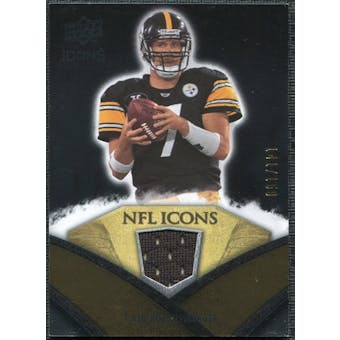 2008 Upper Deck Icons NFL Icons Jersey Silver #NFL4 Ben Roethlisberger /150