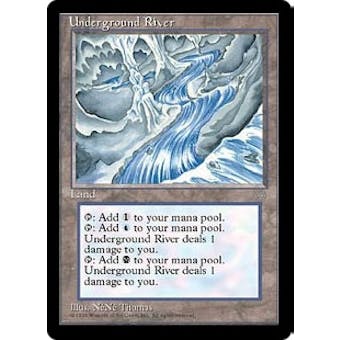 Magic the Gathering Ice Age Single Underground River - MODERATE PLAY (MP)