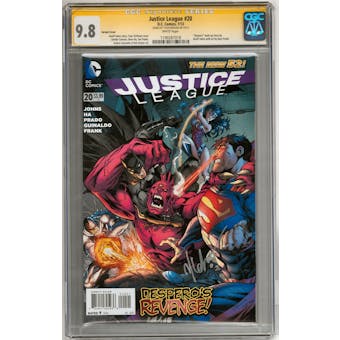 Justice League #20 CGC Signature Series 9.8 (W) (Tyler Kirkham) *1190287018*