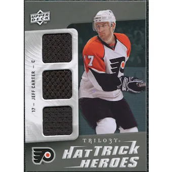 2009/10 Upper Deck Trilogy Hat Trick Heroes #HTHJC Jeff Carter