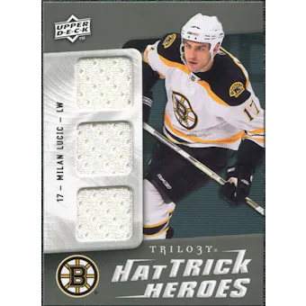 2009/10 Upper Deck Trilogy Hat Trick Heroes #HTHML Milan Lucic
