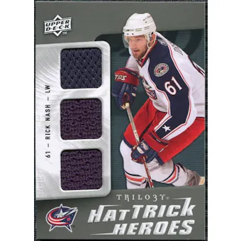 2009/10 Upper Deck Trilogy Hat Trick Heroes #HTHRN Rick Nash