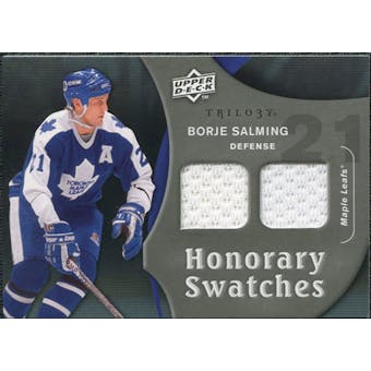 2009/10 Upper Deck Trilogy Honorary Swatches #HSBS Borje Salming