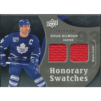 2009/10 Upper Deck Trilogy Honorary Swatches #HSDG Doug Gilmour