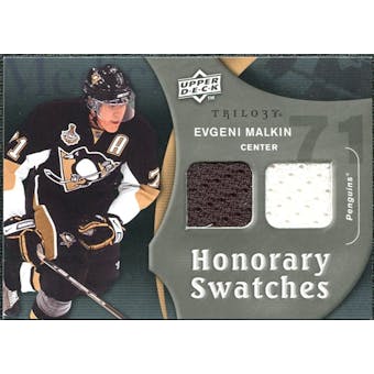 2009/10 Upper Deck Trilogy Honorary Swatches #HSEM Evgeni Malkin