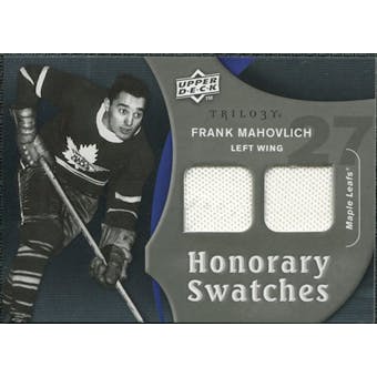 2009/10 Upper Deck Trilogy Honorary Swatches #HSFM Frank Mahovlich