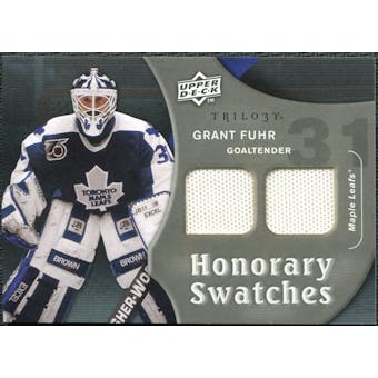 2009/10 Upper Deck Trilogy Honorary Swatches #HSGF Grant Fuhr