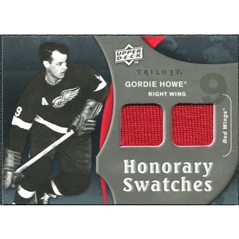 2009/10 Upper Deck Trilogy Honorary Swatches #HSGH Gordie Howe