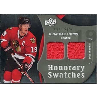 2009/10 Upper Deck Trilogy Honorary Swatches #HSJT Jonathan Toews