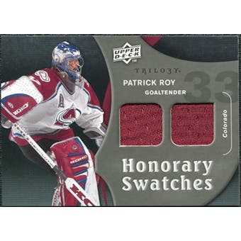 2009/10 Upper Deck Trilogy Honorary Swatches #HSPR Patrick Roy