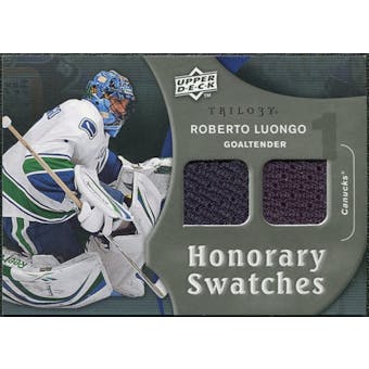 2009/10 Upper Deck Trilogy Honorary Swatches #HSRL Roberto Luongo