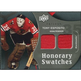 2009/10 Upper Deck Trilogy Honorary Swatches #HSTE Tony Esposito