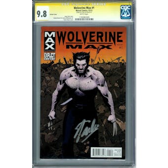 Wolverine Max #1 Varaint CGC 9.8 Stan Lee Signature Series (W) *1193082009*