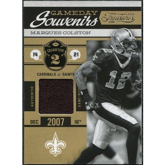2011 Timeless Treasures Game Day Souvenirs 2nd Quarter #4 Marques Colston /170