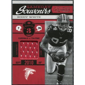 2011 Timeless Treasures Game Day Souvenirs 3rd Quarter #29 Roddy White /99